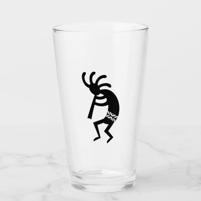 Kokopelli Glass (Front)
