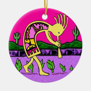 Kokopelli Good Luck Ornament