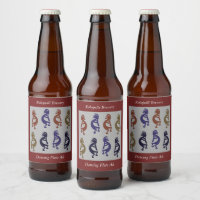 Kokopelli Group of Flute Playing Figures Beer Bott