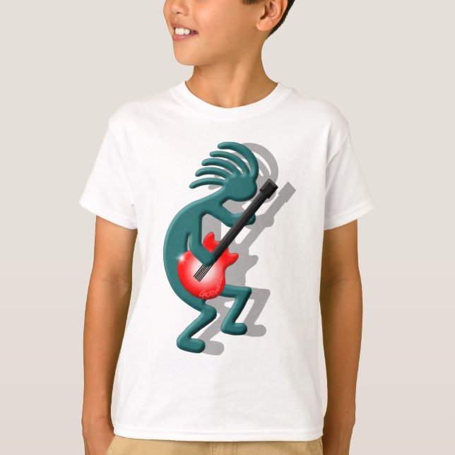 Kokopelli Guitar T-Shirt (Front)