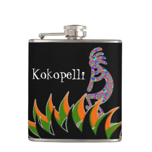 Kokopelli Hip Flask
