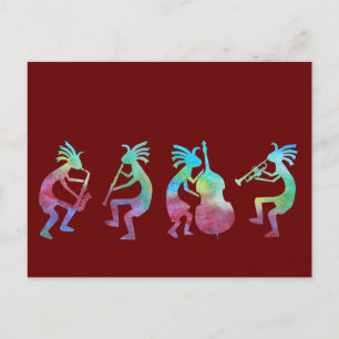 Kokopelli Jazz Quartet Postcard