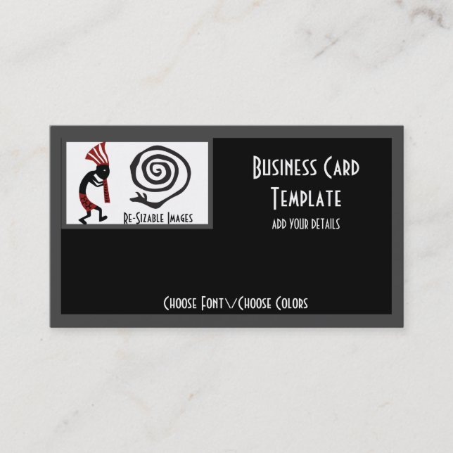 KoKopelli Logo Business Card (Front)