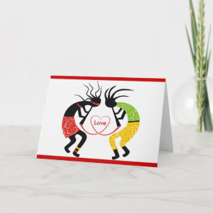Kokopelli Love Greeting Cards