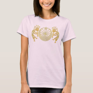 KOKOPELLI / MAN IN THE MAZE gold + your ideas T-Shirt