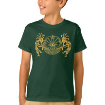 KOKOPELLI / MAN IN THE MAZE gold + your ideas