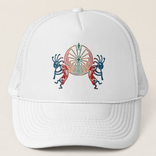 KOKOPELLI / MAN IN THE MAZE + your ideas Trucker Hat