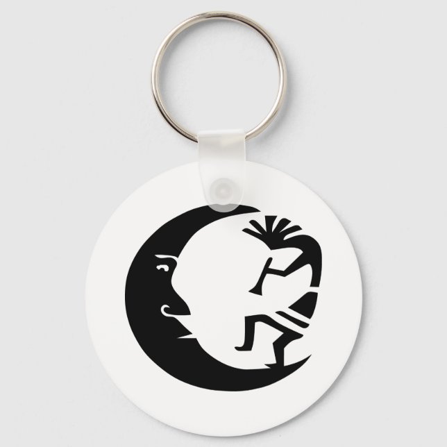 Kokopelli Moon Key Ring (Front)