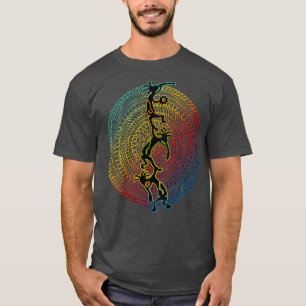 Kokopelli Musician Acrobats  Mandala 1  Fan Fun T-Shirt