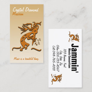 Kokopelli Musician Business Card