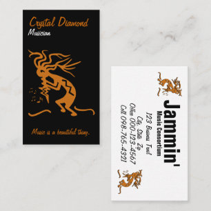 Kokopelli Musician Business Card