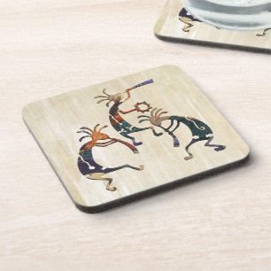 KOKOPELLI musician trio + your ideas Coaster