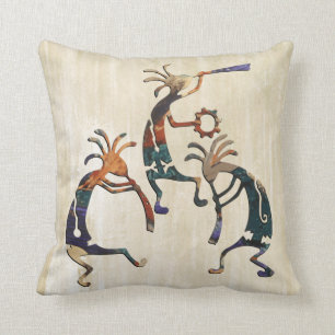 KOKOPELLI musician trio + your ideas Cushion