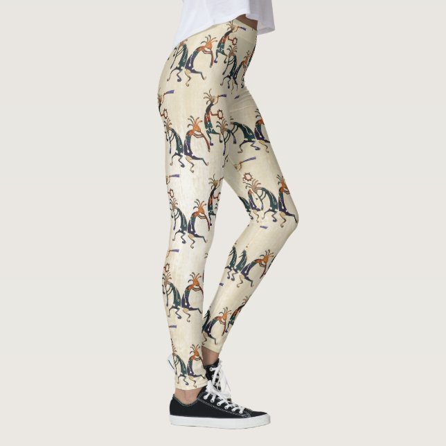 KOKOPELLI musician trio + your ideas Leggings (Right)