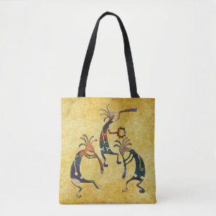 KOKOPELLI musician trio + your ideas Tote Bag