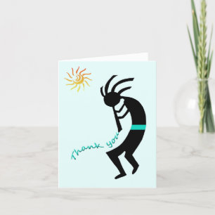 Kokopelli -- Native American Flute Player Card