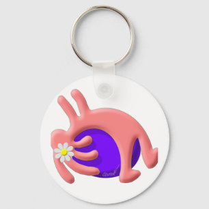 Kokopelli Native American Pilates Key Ring