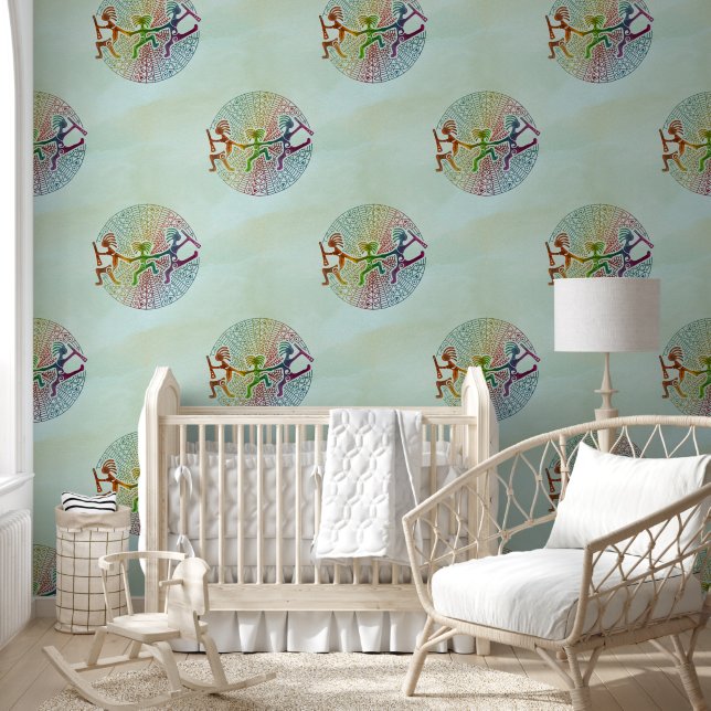 Kokopelli - Native American Seamless Pattern 5 Wallpaper (Kids)
