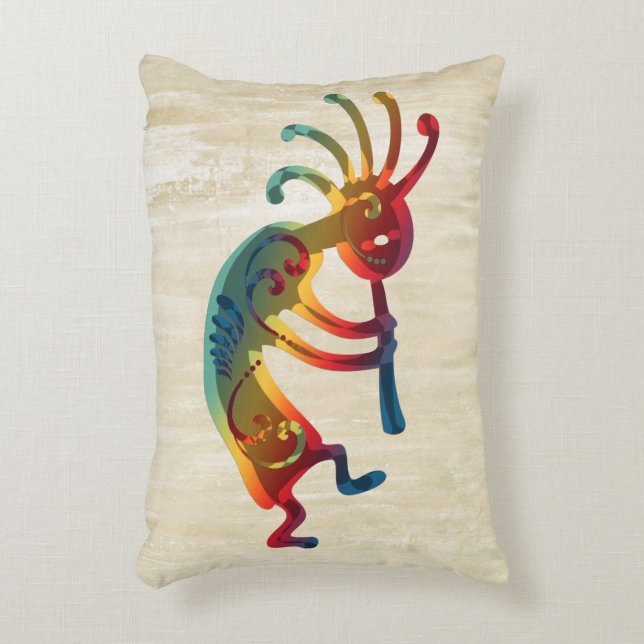 KOKOPELLI ornaments + your ideas Decorative Cushion (Front(Vertical))
