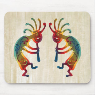 KOKOPELLI ornaments + your ideas Mouse Mat