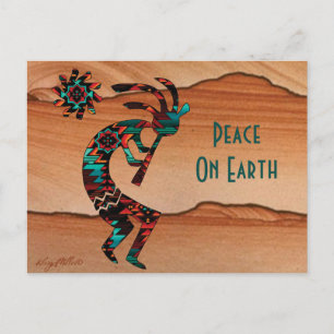 KOKOPELLI PLAYING THE FLUTE POSTCARD