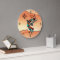 Kokopelli Playing The Flute Wood Wall Clock