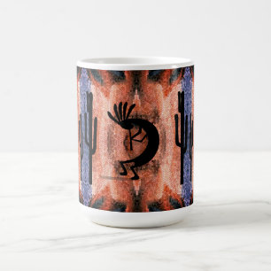 Kokopelli Southwest Desert Landscape Coffee Mug