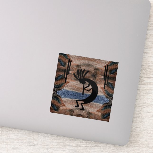 Kokopelli Southwest Desert Mosaic (Detail)