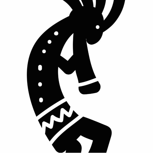 Kokopelli Standing Photo Sculpture (Front)