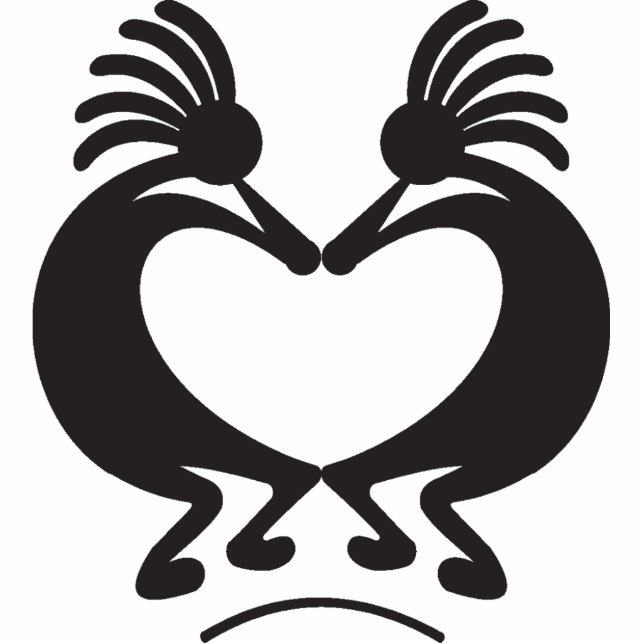 Kokopelli Standing Photo Sculpture (Front)