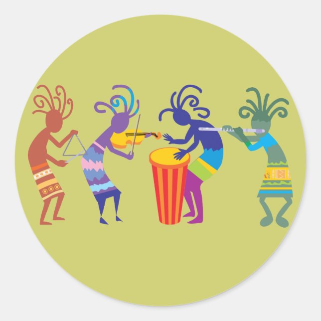 Kokopelli Stickers (Front)