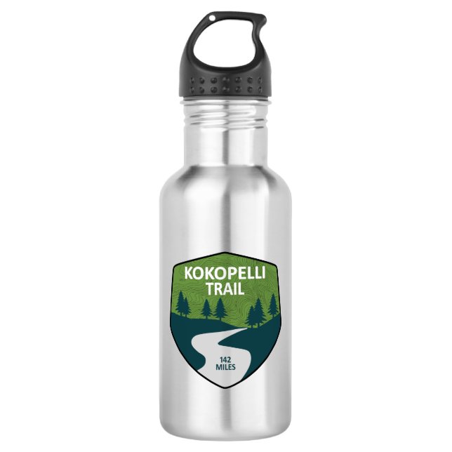 Kokopelli Trail 532 Ml Water Bottle (Front)