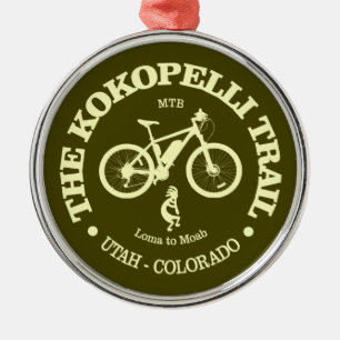 Kokopelli Trail (MTB) Metal Tree Decoration