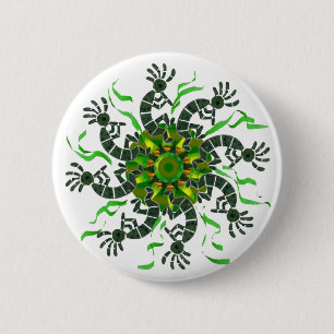Kokopelli Wheel Button