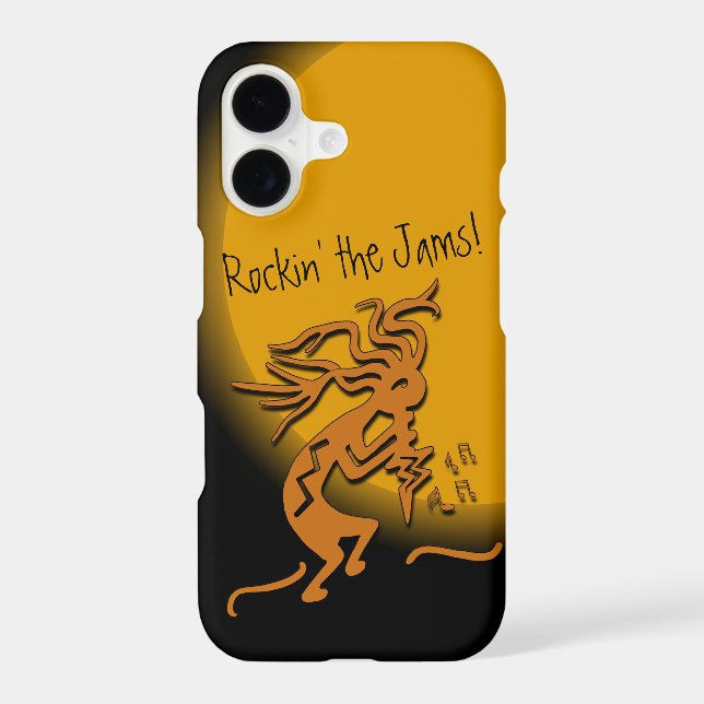 Kokopelli With Musical Notes Artwork (Back)