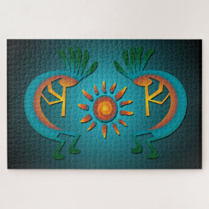 Kokopelli with Sun 20" x 30" Jigsaw Puzzle