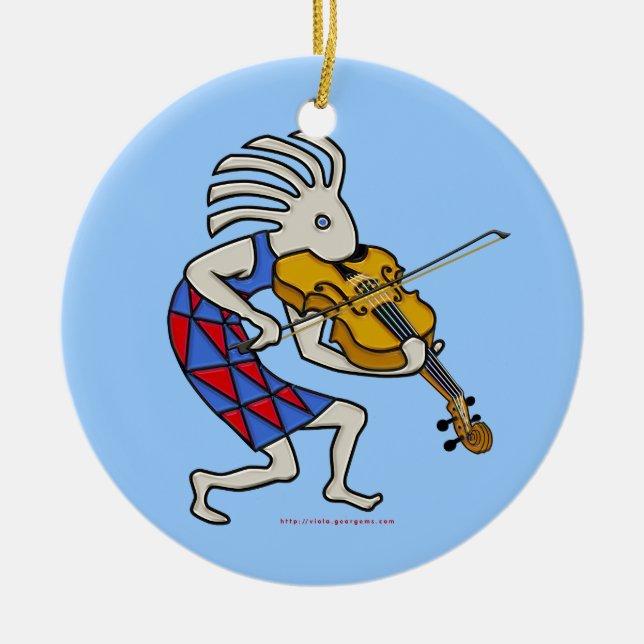 Kokovioli Ceramic Tree Decoration (Front)