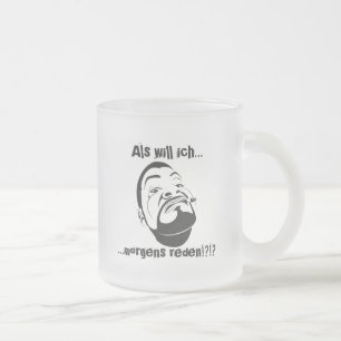 Koksmann am Morgen Frosted Glass Coffee Mug