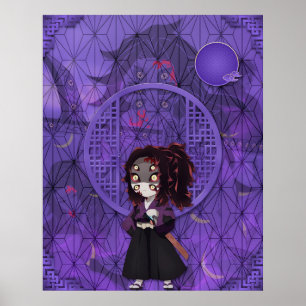 Kokushibo Upper Moon 1 Chibi Poster