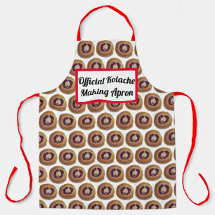 Kolache covered kitchen apron