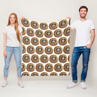 Kolache Fleece Throw Blanket