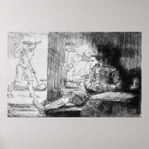 Kolf game, 1654 poster