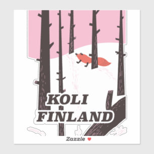 Koli Finland vintage travel poster