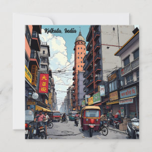 Kolkata, India downtown Keepsake Souvenir
