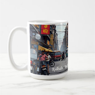 Kolkata, India downtown Keepsake Souvenir Coffee Mug
