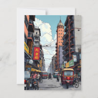 Kolkata, India downtown Keepsake Souvenir