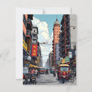 Kolkata, India downtown Keepsake Souvenir Postcard