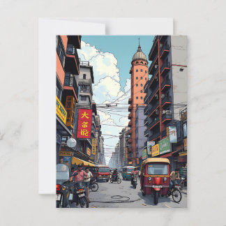 Kolkata, India downtown Keepsake Souvenir Postcard