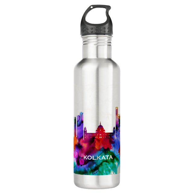 Kolkata Skyline 710 Ml Water Bottle (Front)