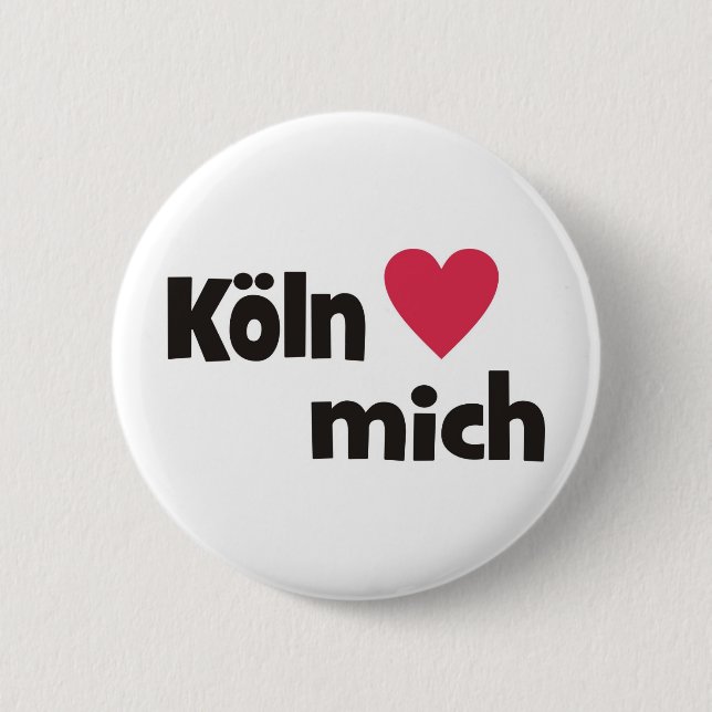 Köln 6 Cm Round Badge (Front)